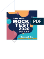 Law Hub Mock Test 1