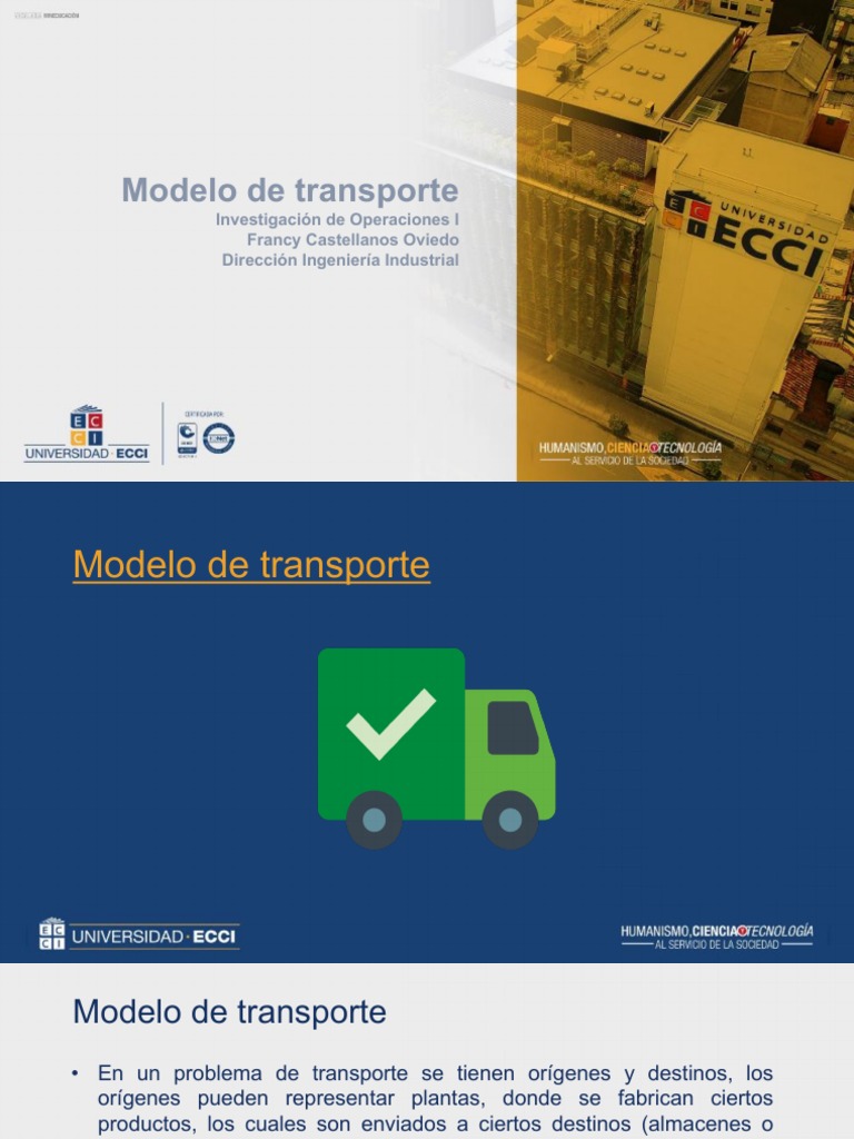 Modelo de Transporte en Investigación Operativa | PDF | Transporte ...