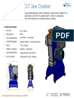 JC17 Jaw Crusher Fact Sheet