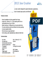 JC2013 Jaw Crusher