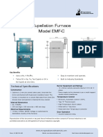 Cupellation Furnace Model EMF-C: Data Sheet