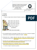 Atividade - 02 - 8º Ano