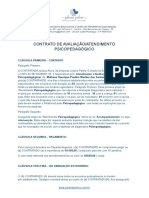 Contrato de Avaliação - Atendimento Psicopedagógico Matheus Henrique Paulino Martins Dos Santos