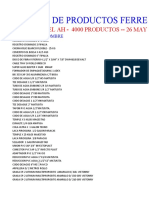 Miguel Ah - Bd 4000 Productos - 26 May 2021