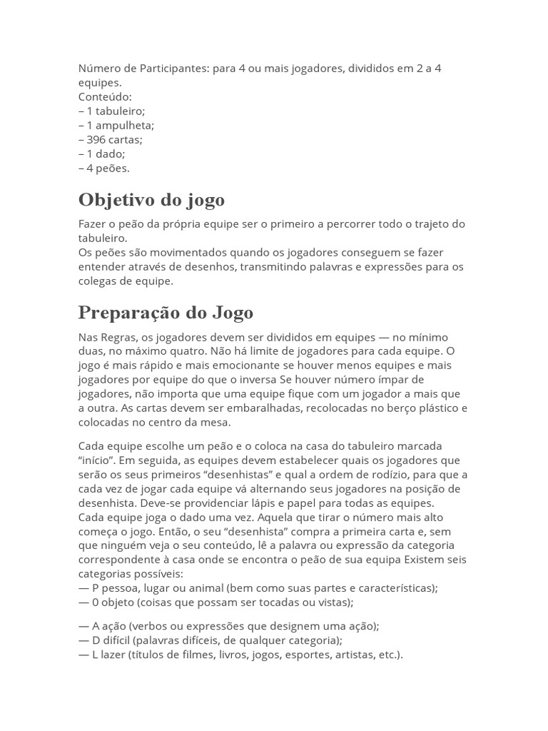 Regras Imagem e Ação | PDF | Tempo