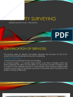 Quantity Surveying - Mechanical Works