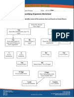 Boardworks Biology: Classifying Organisms Worksheet