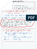 Multiple Transformations of Functions Lesson Notes