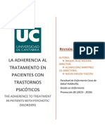 Adherencia Terapeutica