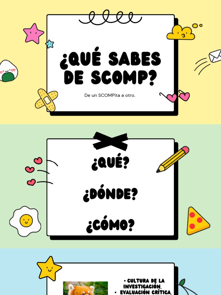 ¿Qué Sabes de SCOMP? | PDF