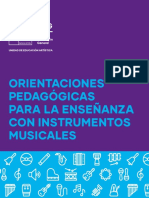 Orientaciones Pedagógicas para La Enseñanza Con Instrumentos Musicales