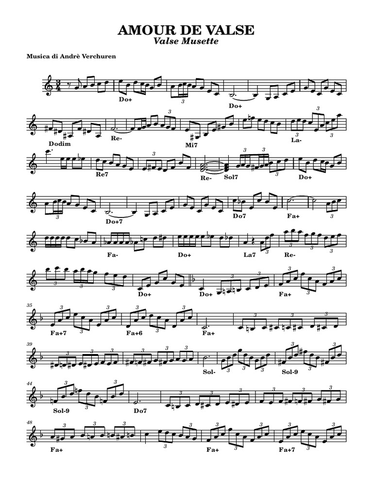 Amour De Valse Andre Verchuren Pdf