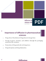 Diffusion and Drug Release