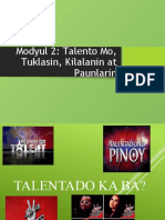 MODYUL 2 Talento at Kakayahan