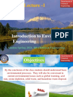 Lecture - 1: Introduction To Environmental Engineering