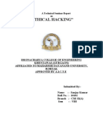 Ethical Hacking Seminar Report