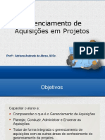 Gerenciamento de Projetos - Metodologia e Aplicacao - Aquisicoes