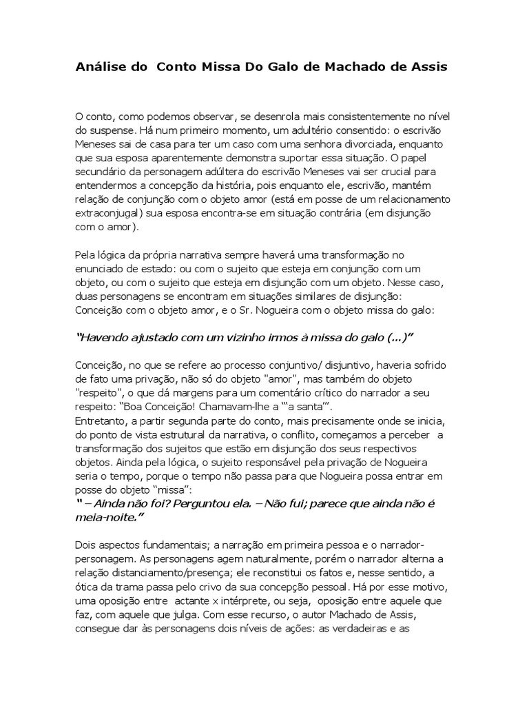 Texto Missa Do Galo Perguntas E Respostas