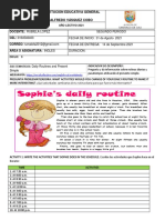 Ciclo 3 Present Simple Daily Routines