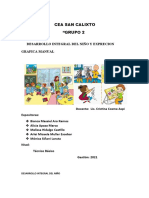 informe del desarrollo integral del niño y expresion grafica