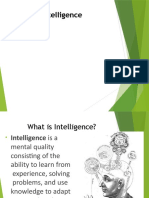 Intelligence