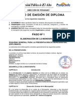 Emision de Diplomas Dip. E. Inicial