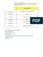 Jadwal dan Link Zoom Pembinaan