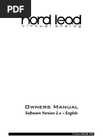 Manual Nord Lead