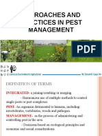 Approaches and Practices in Pest Management