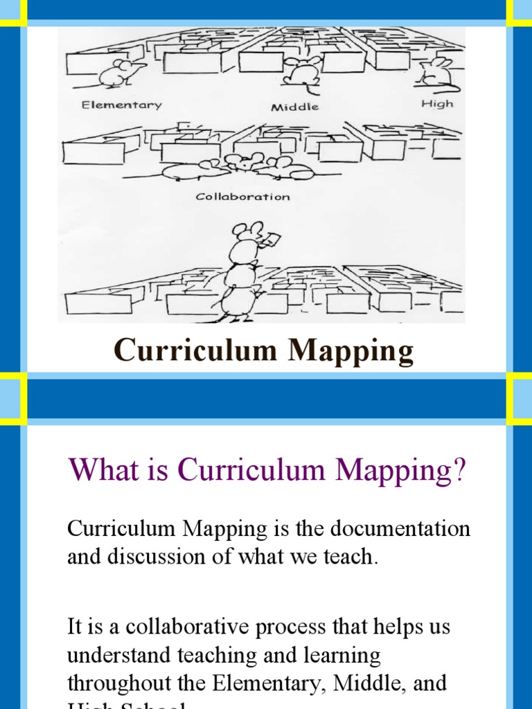 Curriculum Mapping | PDF | Curriculum | Teachers