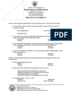 Filipino8 Q1 Pretest