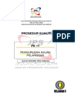 PK 11 Prosedur Kualiti Pengurusan Aduan Pelanggan