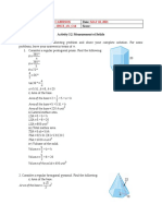 Activity 3.2 (Measurement of Solids) - CABRISOS CE - 1N - C14