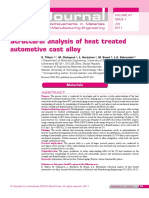 Tillová (2011) - Structural Analysis of Heat Treated Automotive Cast Alloy
