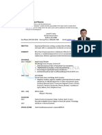 Chronological Resume Sample Format (1)