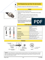 PLI-A10 Adjustable Beam Spot Plastic Fiber Optic Assembly