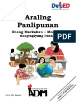AralingPanlipunan8 - Quarter1 - Module2 - Heograpiyang Pantao - V2