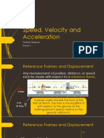 Speed Velocity Acceleration12ssci03