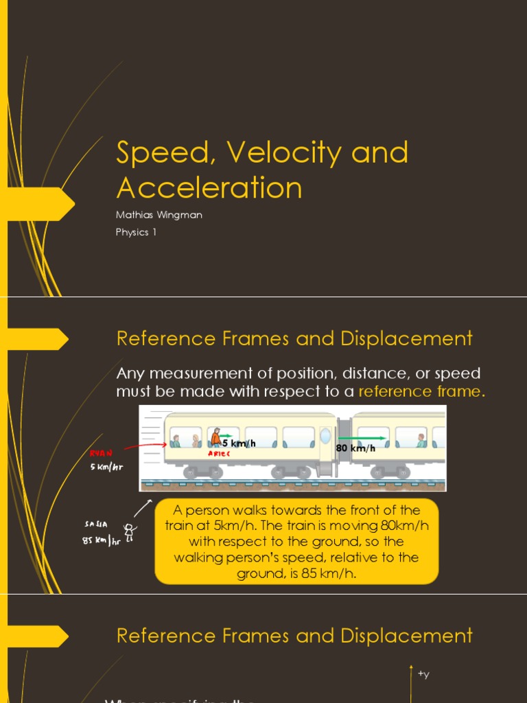 Speed Velocity Acceleration12ssci03 | PDF | Velocity | Acceleration