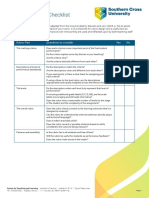 Rubric Design Checklist: Rubric Part Questions To Consider Yes No