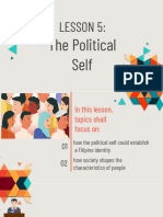 Lesson 10 - The Political Self