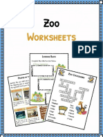 Sample Zoo Worksheets
