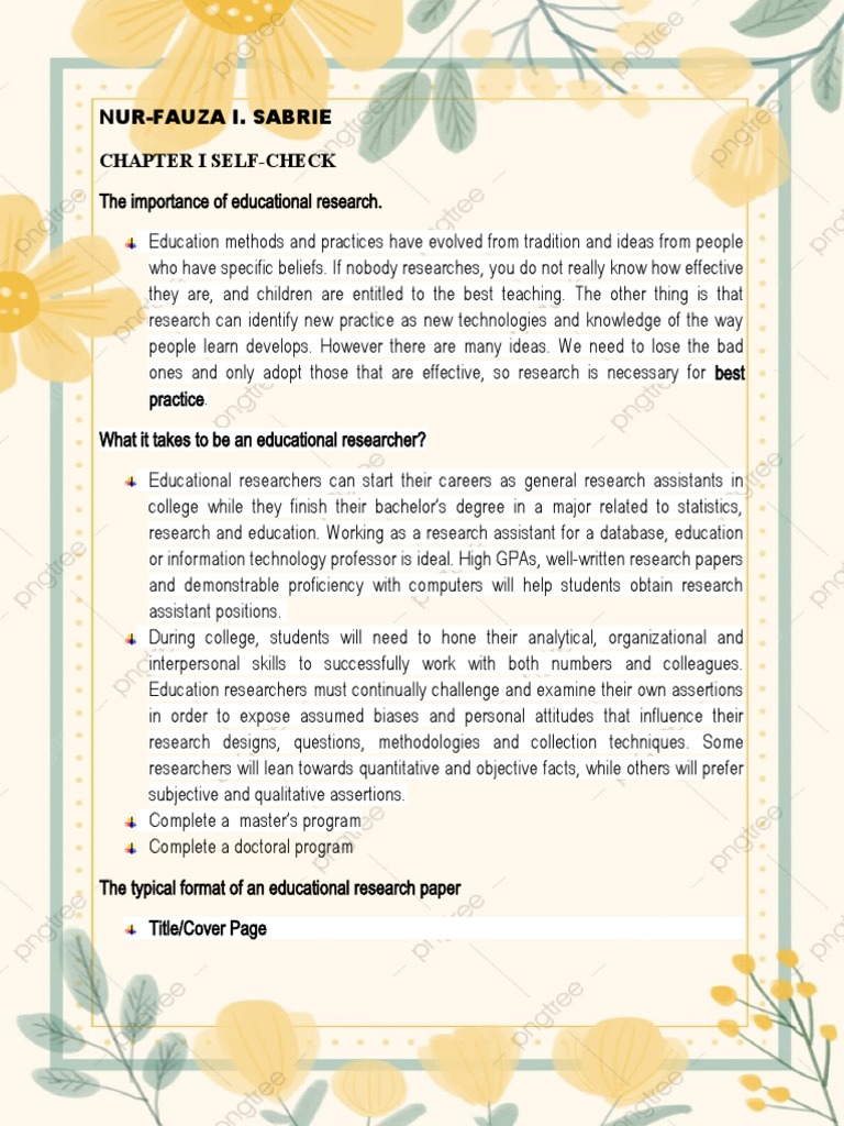 Educational Research Essentials | PDF | Qualitative Research ...
