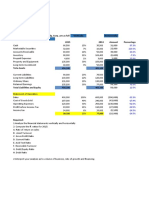 Financial Statement of The Gems Mfg. Corp. Are As Foll Vertically Horizontally 2015 2014 Amount Percentage