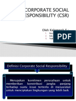 TEORI CORPORATE SOCIAL RESPONSIBILITY (CSR)