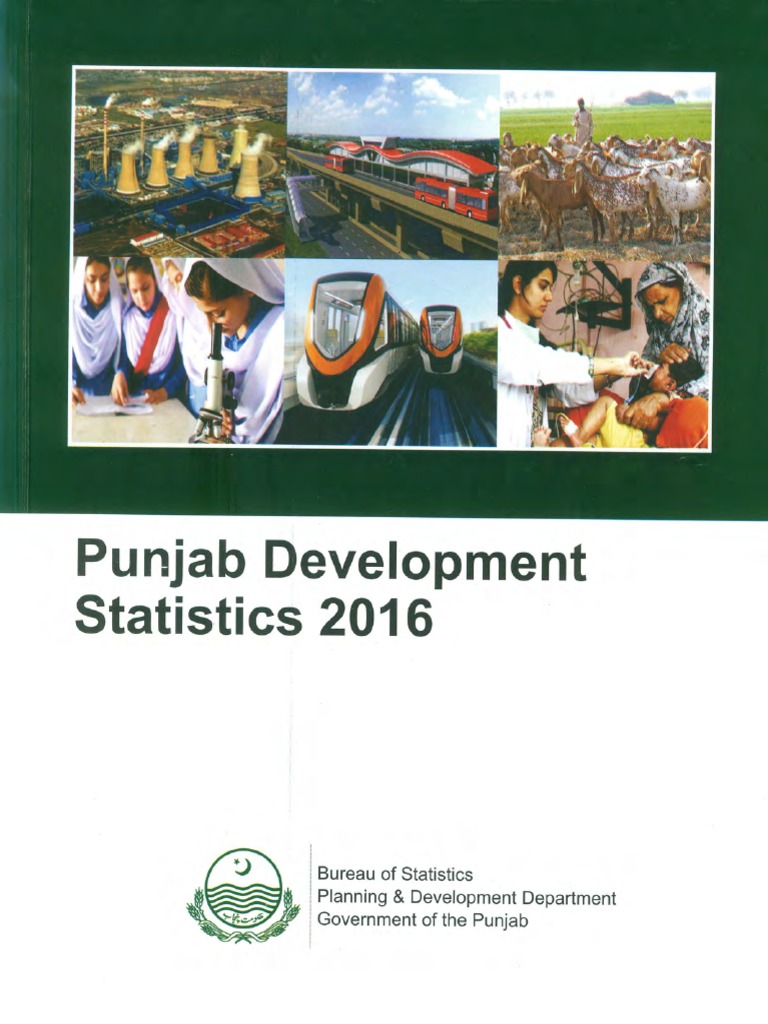 Punjab Socio-Economic Statistics 2016 | PDF | Middle Schools | Schools