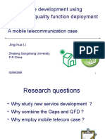 New Service Development Using Gap-Based Quality Function Deployment