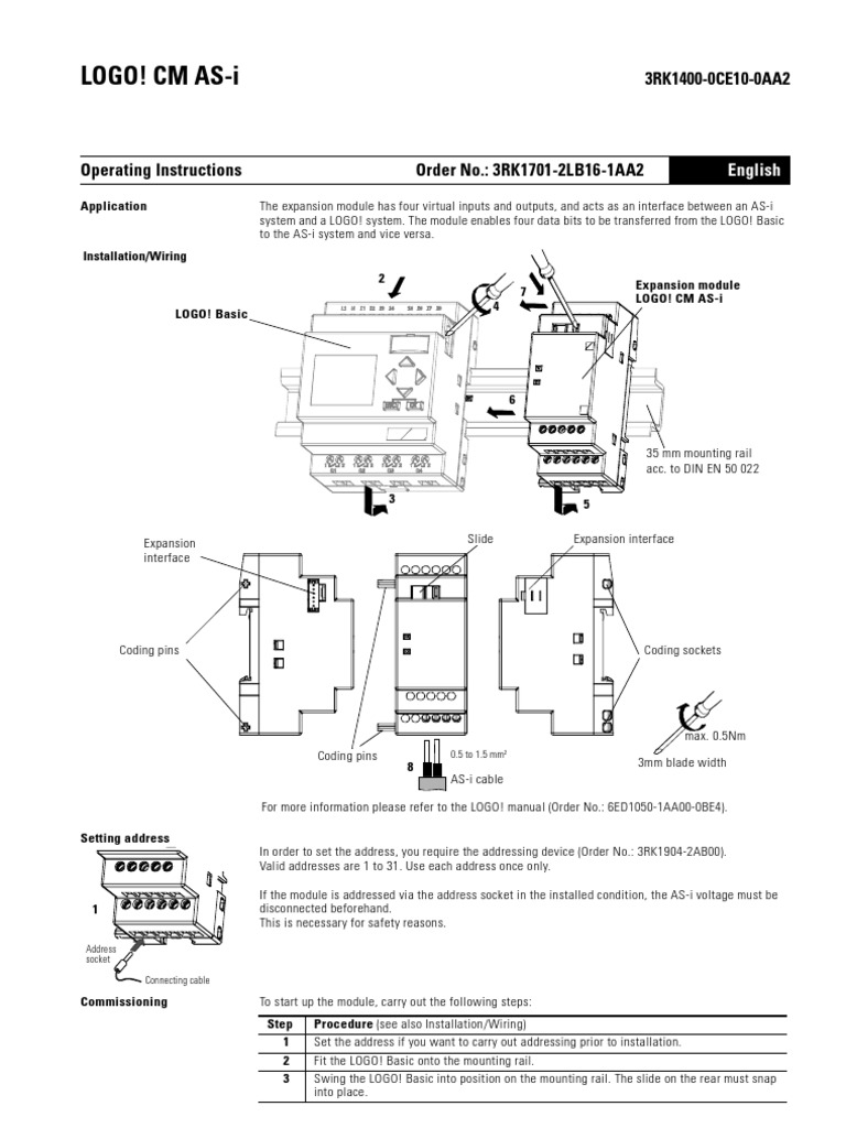 LOGO!_AS-i_e | Electrical Connector | Electrical Wiring