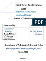 2.michael (Comparative Cost Fheory of International Trade)