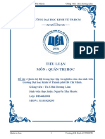 Bài tiểu luận kết thúc học phần môn quản trị học - Nguyễn Tấn Phước - PDF(1)